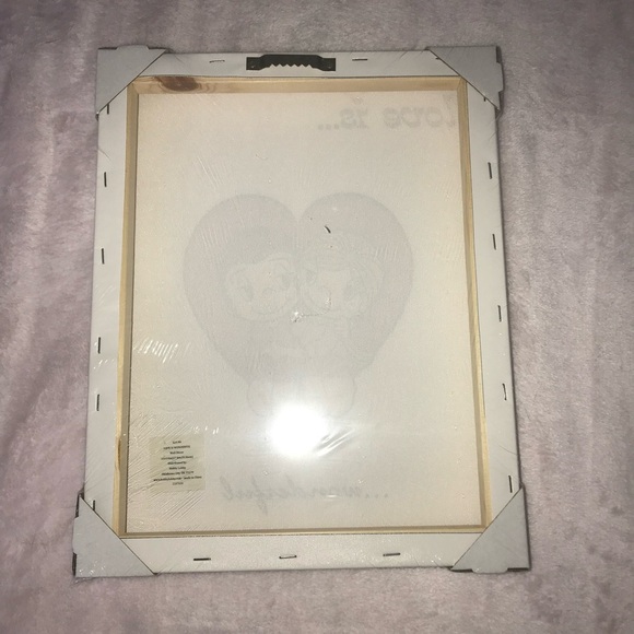 LOVE IS Wonderful Cartoon Print Wall Picture Decor RETRO Hippie Boho 70s New - Picture 3 of 10